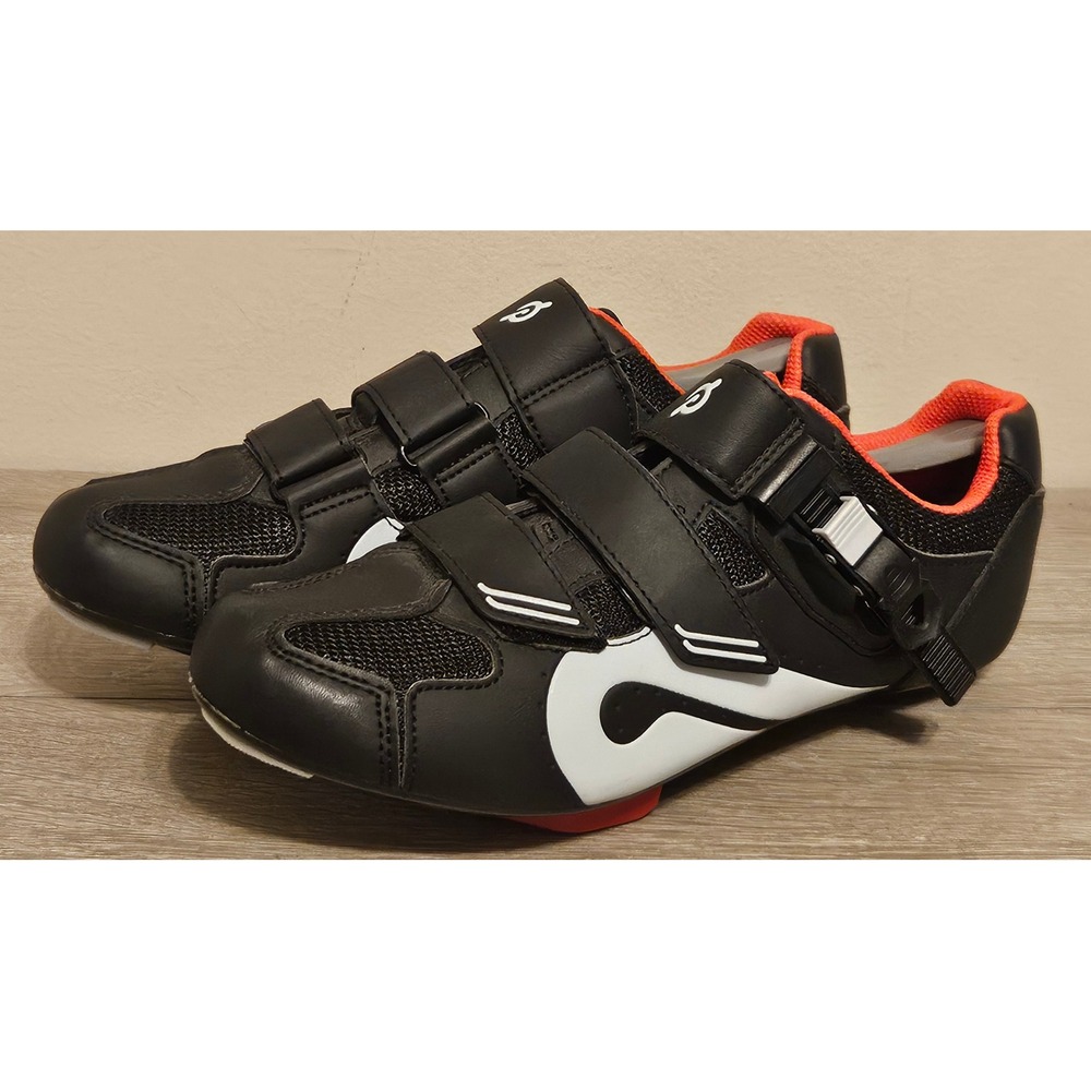Peloton Cycling Shoes Black Orange PL-SH-02 Men Size 41 Indoor Spin Bike Cleats
